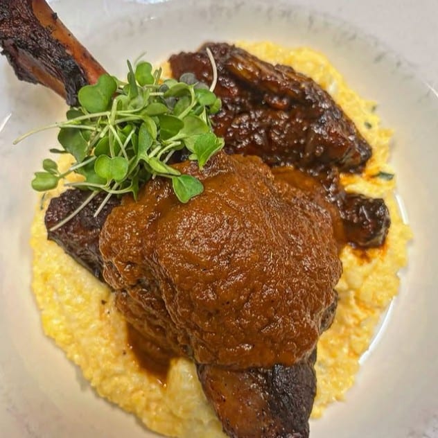 Braised Lamb Shank.